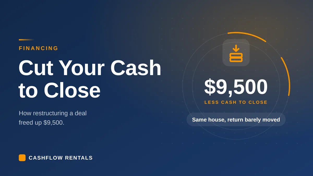How to cut your cash to close on a US rental without over-leveraging