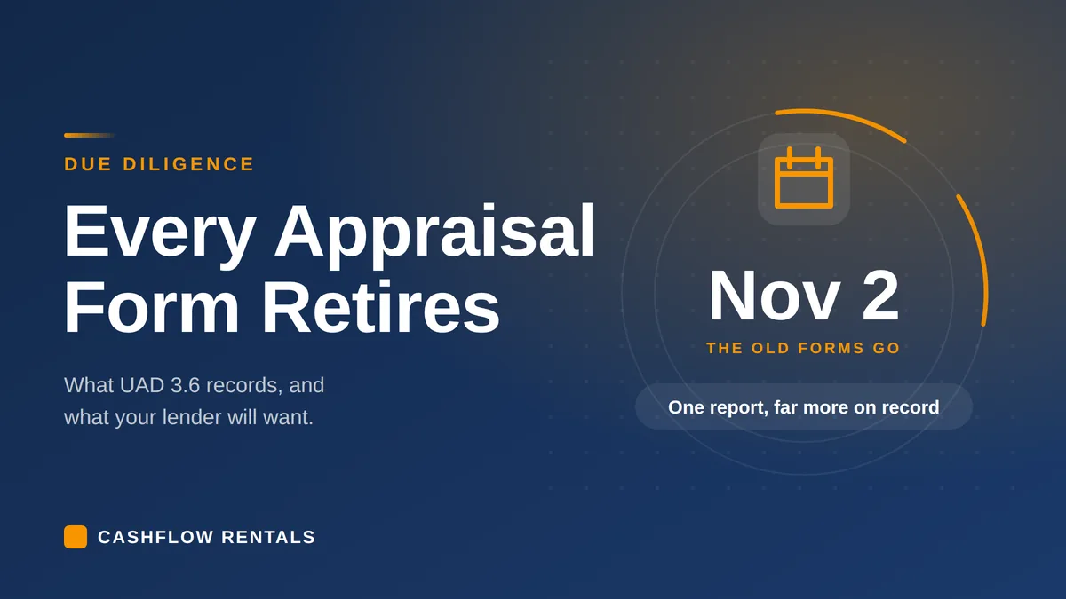 A renovated Midwest single family rental house of the kind valued on the redesigned US appraisal report
