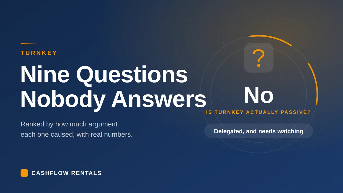 The nine questions investors actually ask about turnkey rental property