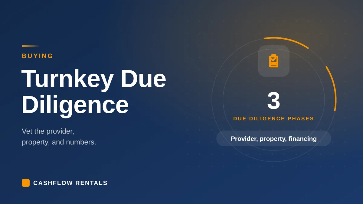 Turnkey Due Diligence