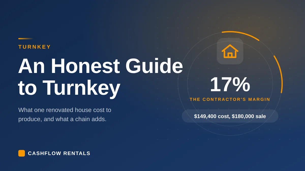 A renovated Midwest single family rental house of the kind sold to overseas investors as turnkey