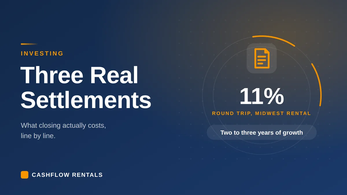 What closing costs actually are on a U.S. rental property