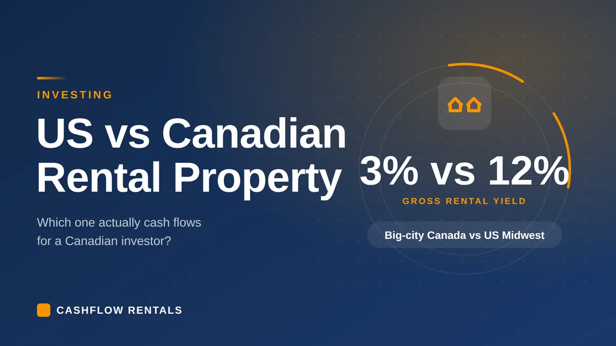 US versus Canadian rental property compared on cash flow, financing, and growth
