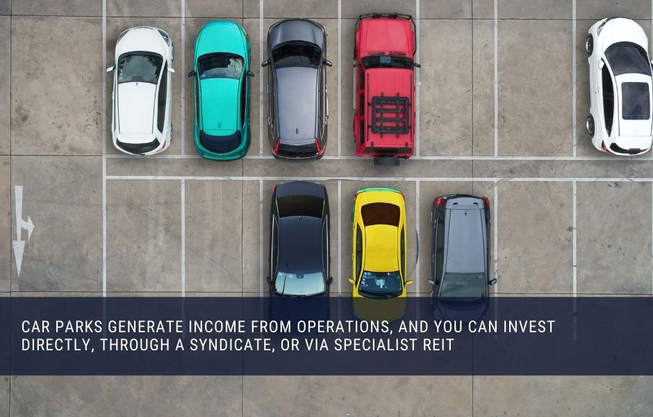 Car park investments pay out monthly income from operations