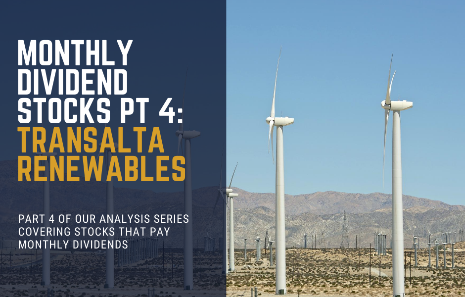 Monthly Dividend Stocks TransAlta Renewables