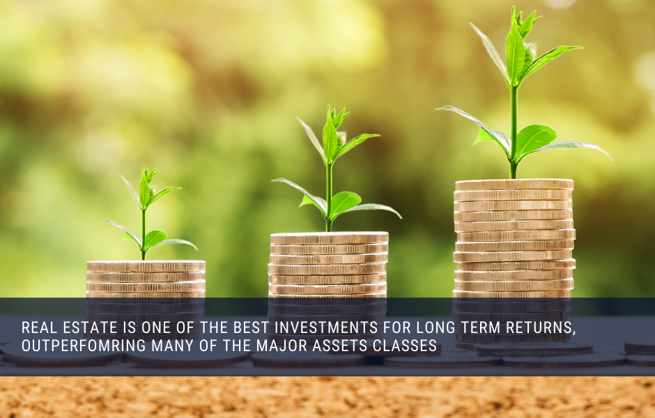 Real estate offers some of the best long term investment returns for monthly income seekers