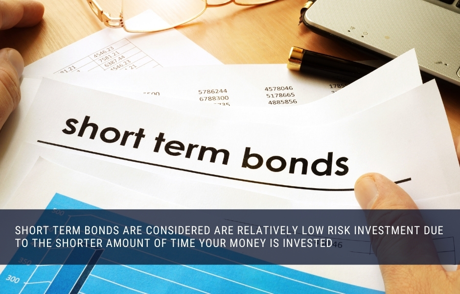 Short term bonds are considered relatively low risk