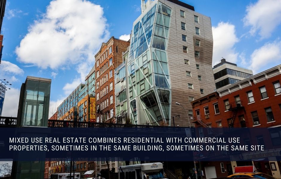 Mixed use commercial real estate can be a good monthly income investment