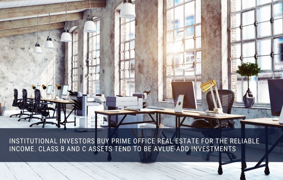 Officde real estate can be a great monthly income investment