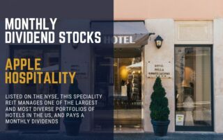 Apple Hospitality NYSE APLE Monthly Dividend