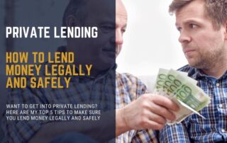 How to lend money legally and safely