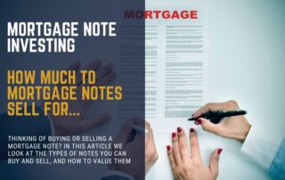 How much do mortgage notes sell for