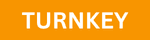 Brand banner with the word TURNKEY in white bold letters on an orange background.